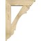 Ekena Millwork Olympic Traditional Rough Sawn Bracket w/ Offset Brace, Douglas Fir, 6"W x 22"D x 30"H BKT0604X22X30OLY01RDF - alternate 3
